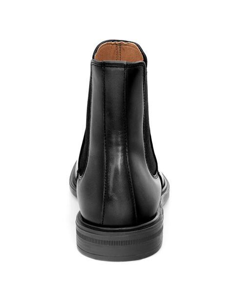 Chelsea Boots en Cuir Baza noires