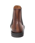 Chelsea Boots en Cuir Baza camel