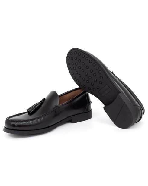 Mocassins en Cuir Begorla noirs