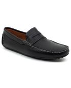 Mocassins en Cuir Benkor noirs