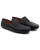 Mocassins en Cuir Benkor noirs