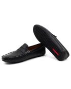 Mocassins en Cuir Benkor noirs