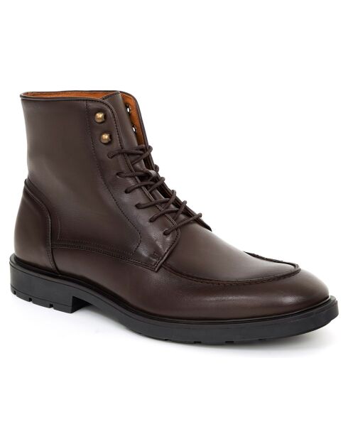 Boots en Cuir Bensara marron