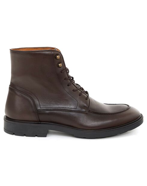 Boots en Cuir Bensara marron