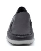 Chaussures Bateaux en Cuir Bento noires