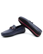 Mocassins en Cuir Berak bleus