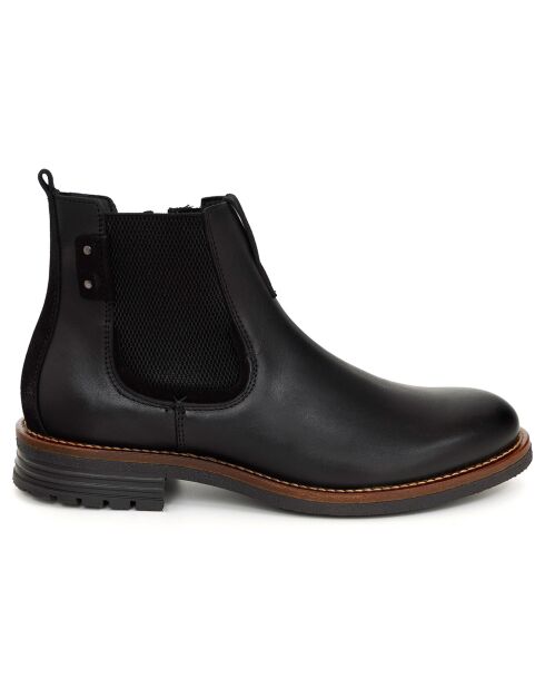 Chelsea Boots en Cuir Cavoli noires