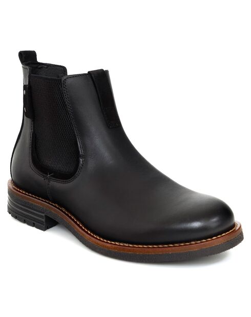 Chelsea Boots en Cuir Cavoli noires