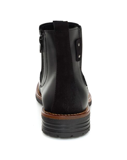 Chelsea Boots en Cuir Cavoli noires