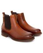 Chelsea Boots en Cuir Cavoli camel