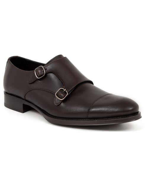 Monks en Cuir Crasamil camel