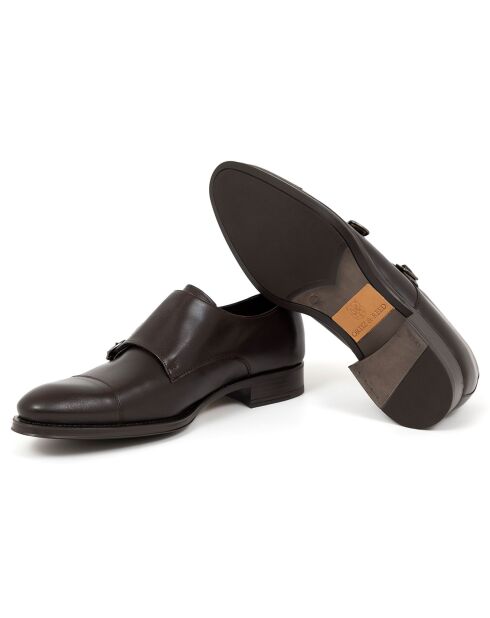 Monks en Cuir Crasamil camel