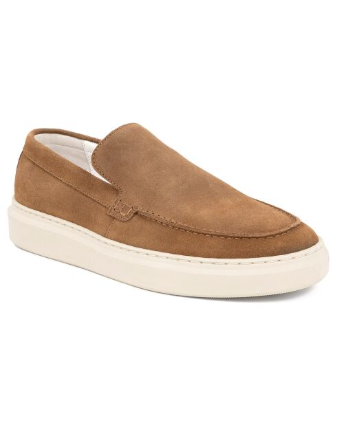 Mocassins en Cuir Danesio camel