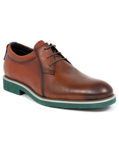 Derbies en Cuir Darto camel