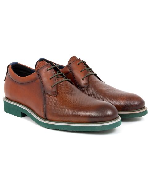 Derbies en Cuir Darto camel