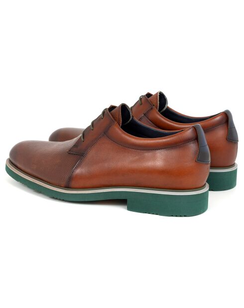 Derbies en Cuir Darto camel