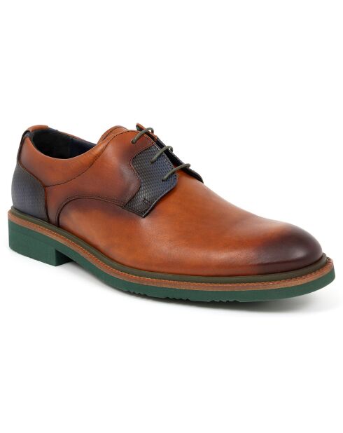 Derbies en Cuir Deber camel