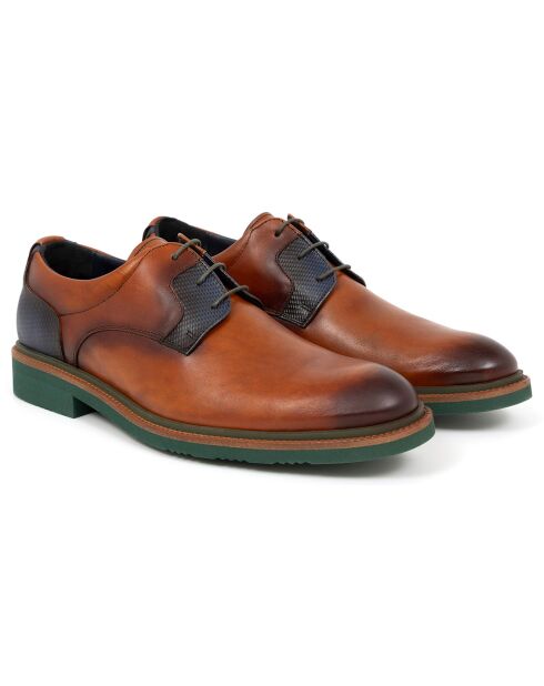 Derbies en Cuir Deber camel