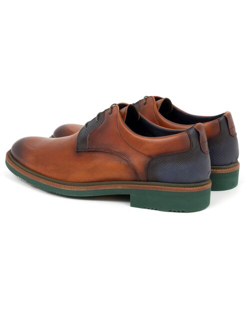 Derbies en Cuir Deber camel