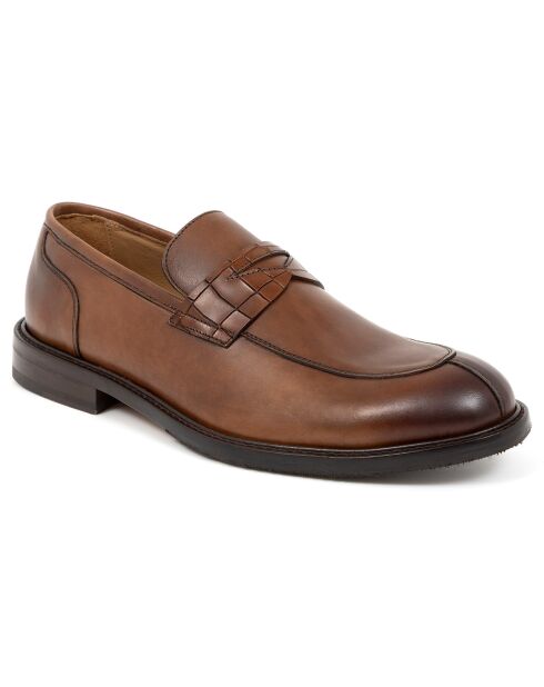 Mocassins en Cuir Degano camel