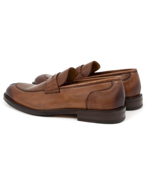 Mocassins en Cuir Degano camel