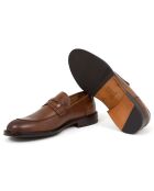 Mocassins en Cuir Degano camel
