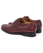 Derbies en Cuir Demil rouge bordeaux