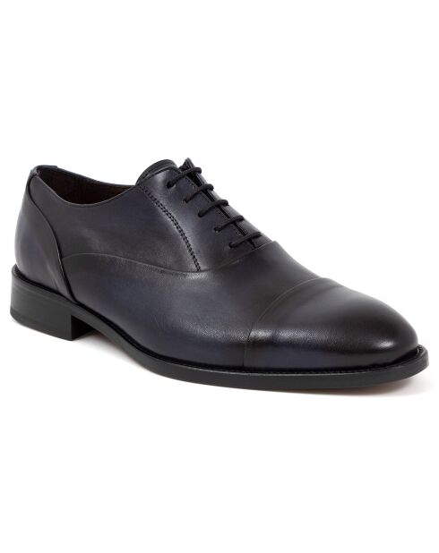 Derbies Oxford en Cuir Dena bleus