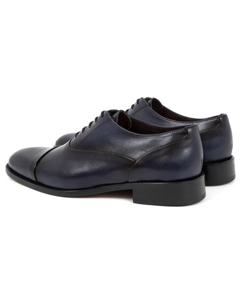 Derbies Oxford en Cuir Dena bleus
