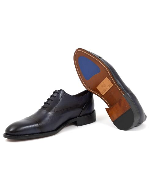 Derbies Oxford en Cuir Dena bleus