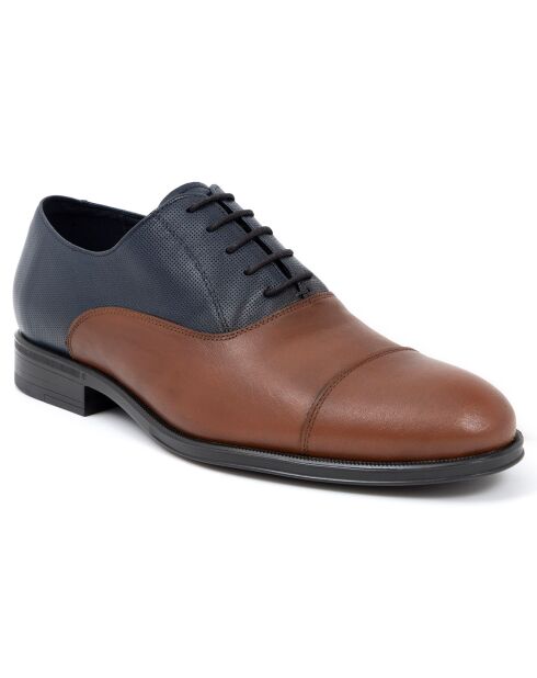 Derbies Oxford en Cuir Destro camel