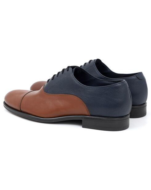 Derbies Oxford en Cuir Destro camel