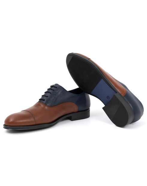 Derbies Oxford en Cuir Destro camel
