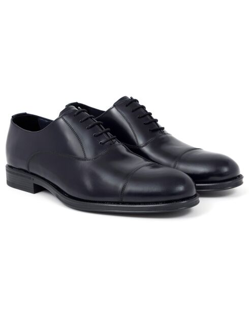 Derbies Oxford en Cuir Diano bleus