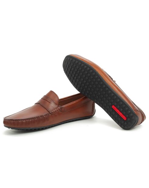 Mocassins en Cuir Edel marron