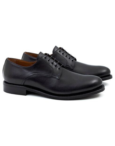 Derbies cousu goodyear en Cuir Gateni noirs