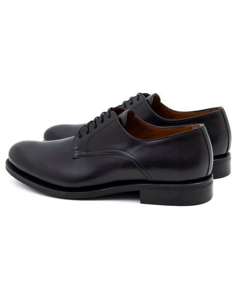 Derbies cousu goodyear en Cuir Gateni noirs