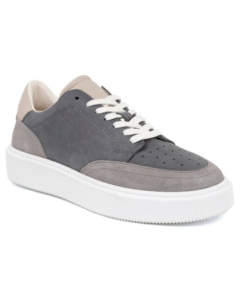 Sneakers en Cuir Kabil grises
