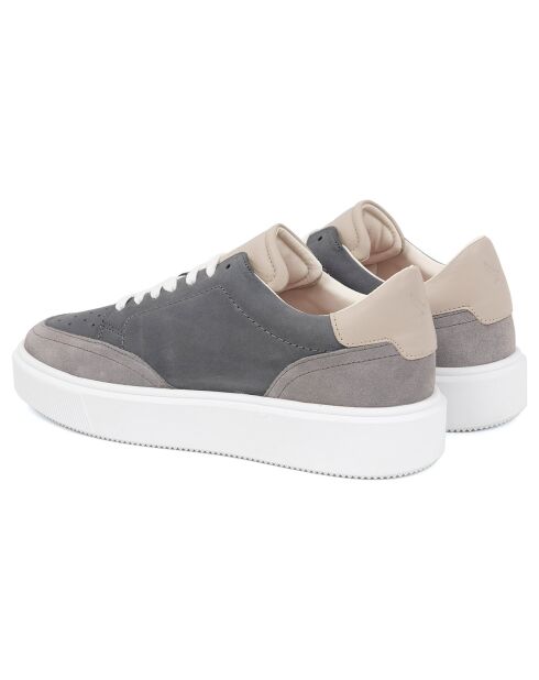 Sneakers en Cuir Kabil grises
