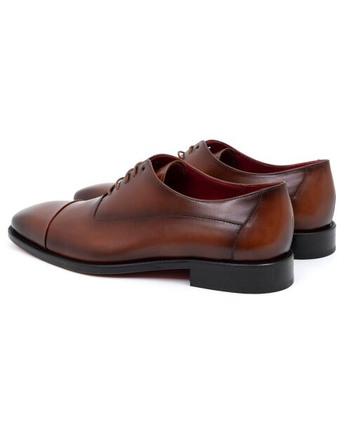Derbies Oxford en Cuir Lonalo camel