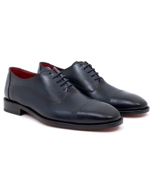 Derbies Oxford en Cuir Lonalo bleus