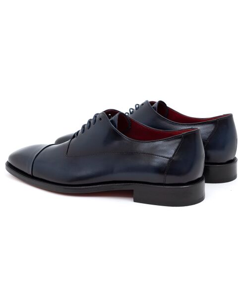 Derbies Oxford en Cuir Lonalo bleus
