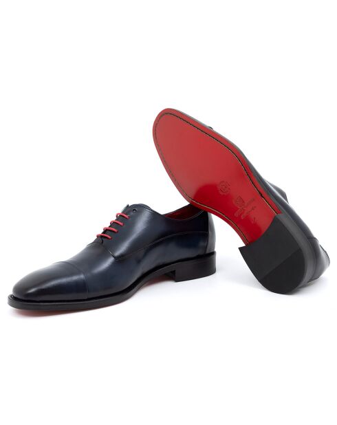 Derbies Oxford en Cuir Lonalo bleus