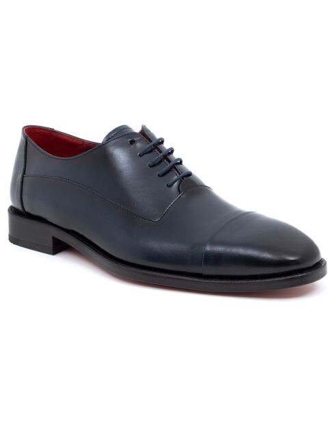 Derbies Oxford en Cuir Lonalo bleus