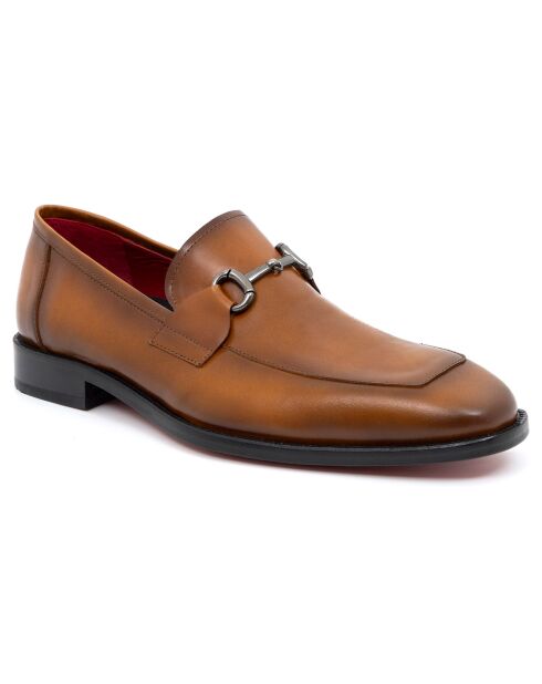 Mocassins en Cuir Lubile camel