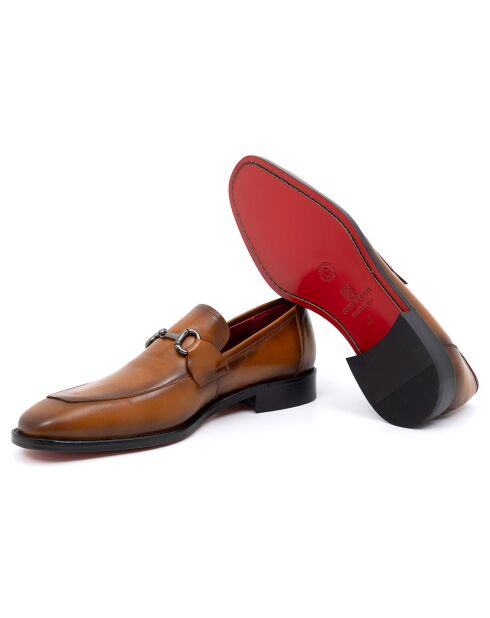Mocassins en Cuir Lubile camel
