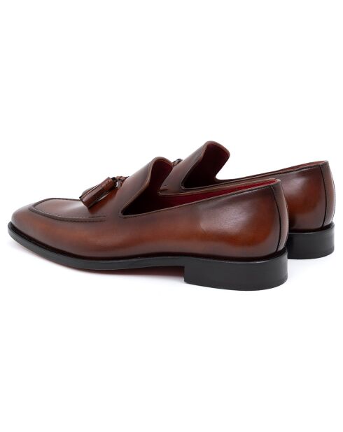 Mocassins en Cuir Lubor camel