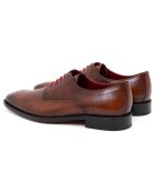 Derbies en Cuir Lucine camel
