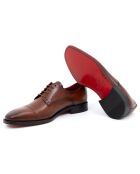 Derbies en Cuir Lucine camel