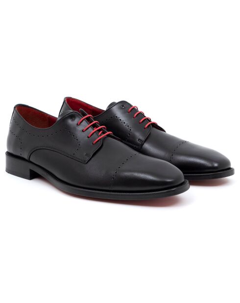 Derbies en Cuir Lucine noirs